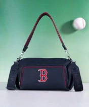 MLB Boston Red Sox Shoulder Bag with Crossbody Strap