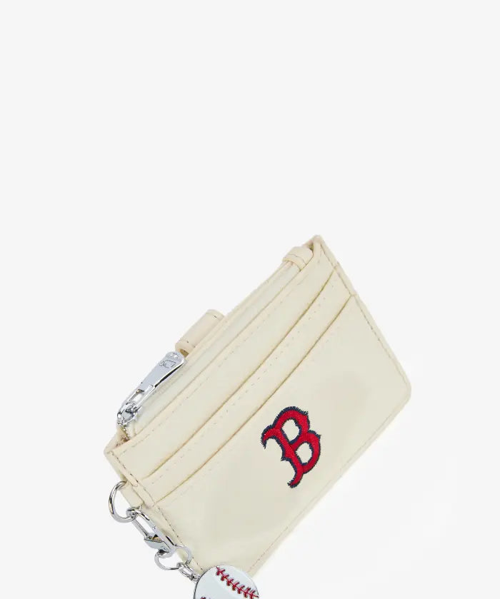 MLB Boston Red Sox Card Holder with Baseball Charm