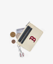 MLB Boston Red Sox Card Holder with Baseball Charm