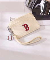 MLB Boston Red Sox Card Holder with Baseball Charm