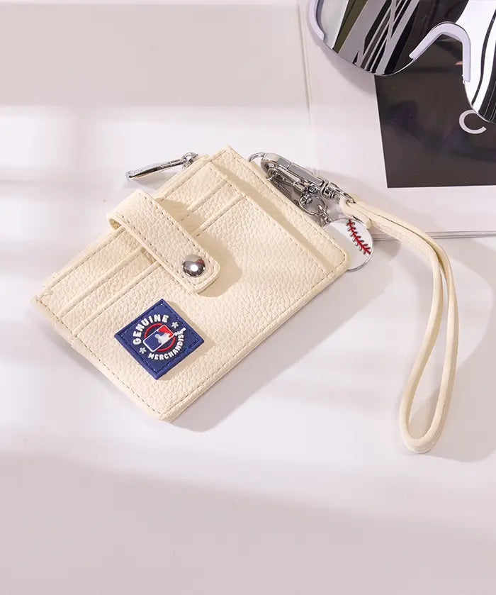MLB Boston Red Sox Card Holder with Baseball Charm