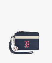 MLB Boston Red Sox Card Holder with Baseball Charm