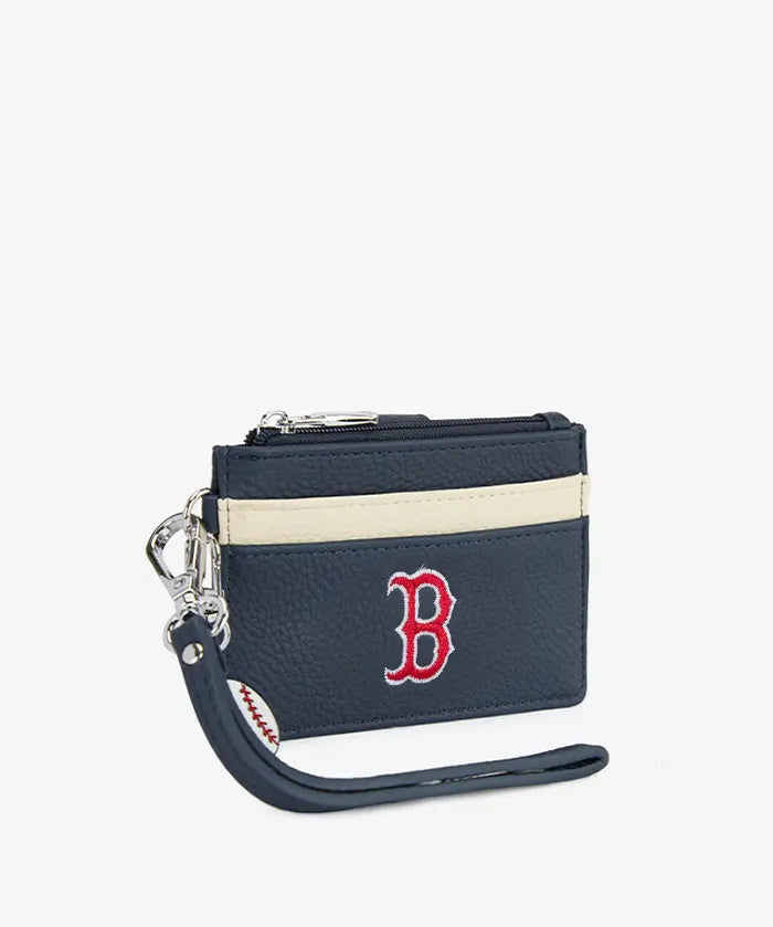 MLB Boston Red Sox Card Holder with Baseball Charm