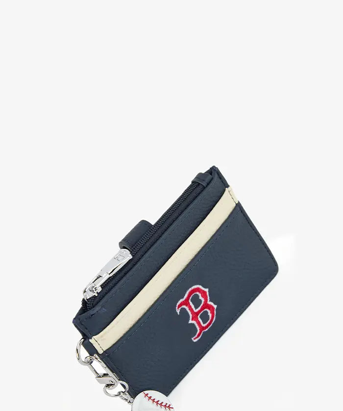 MLB Boston Red Sox Card Holder with Baseball Charm