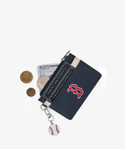 MLB Boston Red Sox Card Holder with Baseball Charm