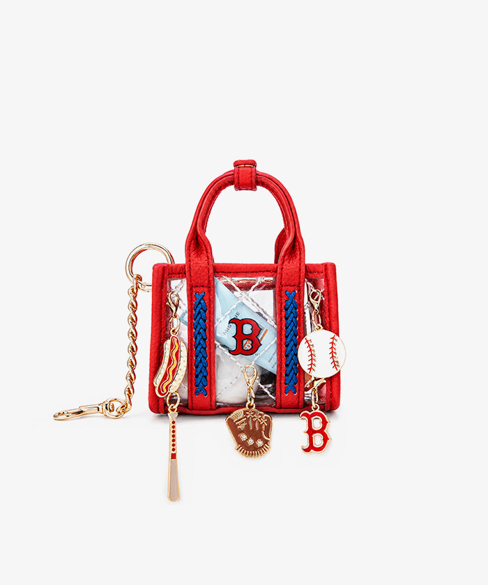 MLB Boston Red Sox Clear Mini Tote Bag Charm – Fastball