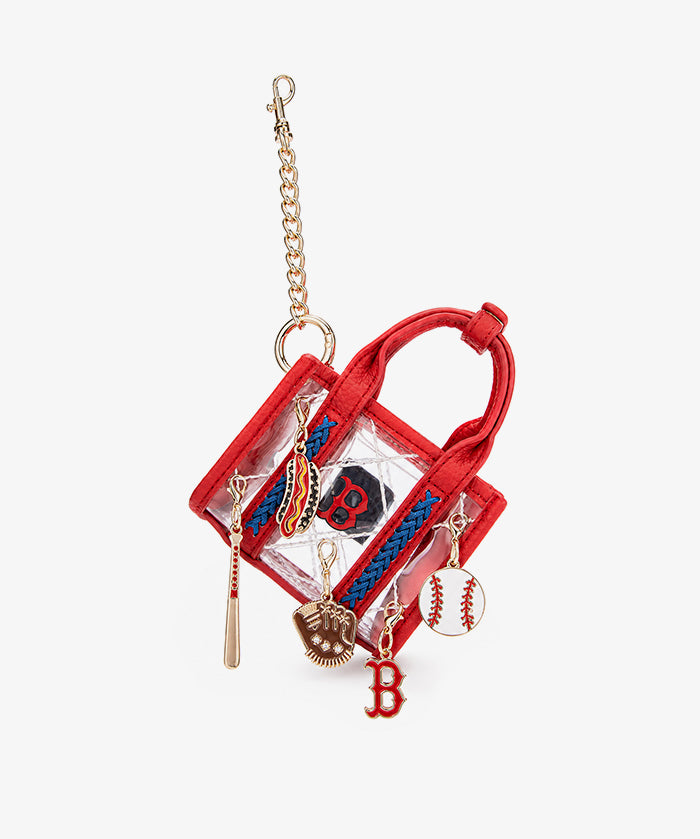 MLB Boston Red Sox Clear Mini Tote Bag Charm – Fastball