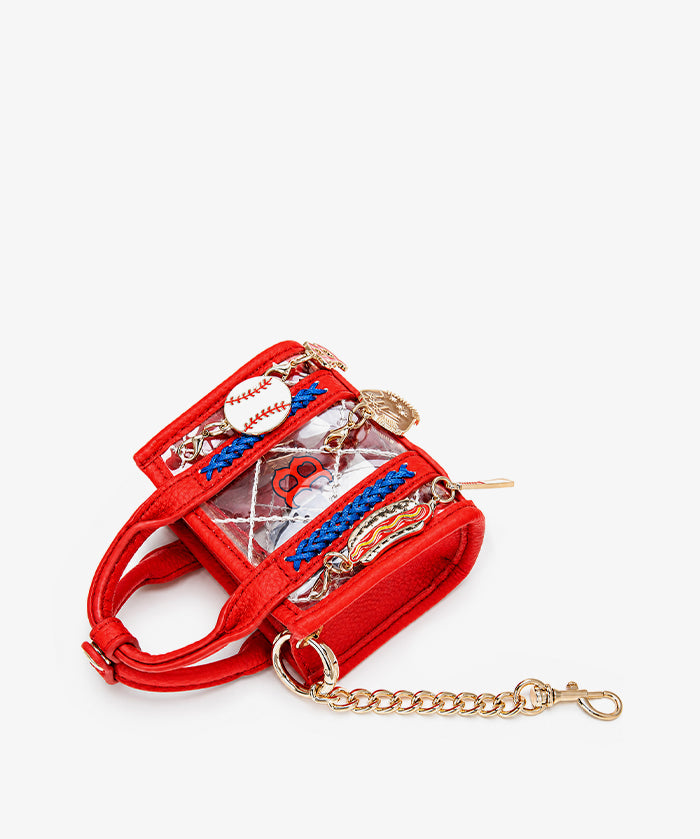 MLB Boston Red Sox Clear Mini Tote Bag Charm – Fastball