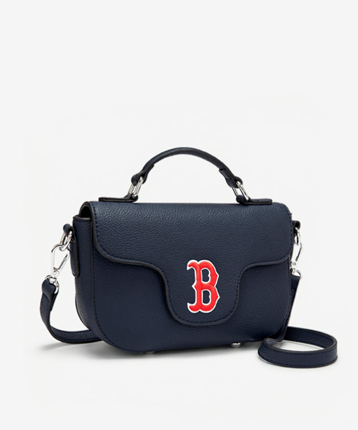 MLB Boston Red Sox Flap Crossbody Bag with Top Handle