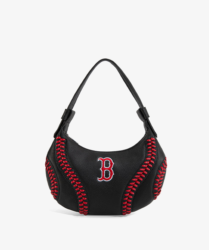 MLB Boston Red Sox Hobo Bag With Baseball Seams