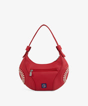 MLB Boston Red Sox Hobo Bag With Baseball Seams
