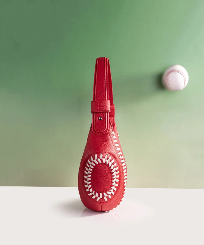 MLB Boston Red Sox Hobo Bag With Baseball Seams