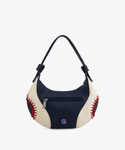 MLB Boston Red Sox Hobo Bag With Baseball Seams