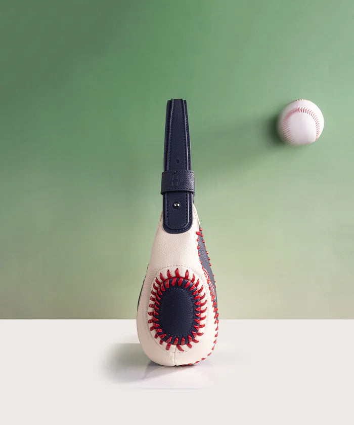 MLB Boston Red Sox Hobo Bag With Baseball Seams