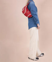 MLB Boston Red Sox Hobo Bag With Baseball Seams