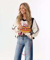 MLB Boston Red Sox Hot Dog Crossbody Bag