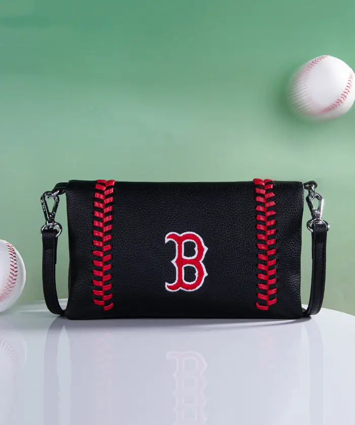 MLB Boston Red Sox Leather Crossbody Purse