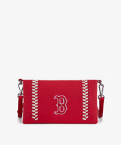 MLB Boston Red Sox Leather Crossbody Purse