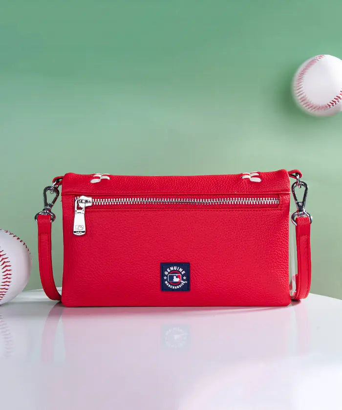 MLB Boston Red Sox Leather Crossbody Purse