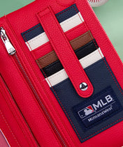 MLB Boston Red Sox Leather Crossbody Purse