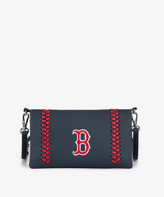 MLB Boston Red Sox Leather Crossbody Purse
