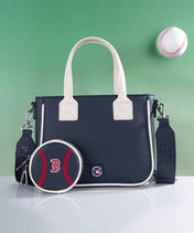 MLB Boston Red Sox Tote Bag with Baseball Coin Pouch