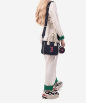 MLB Boston Red Sox Tote Bag with Baseball Coin Pouch