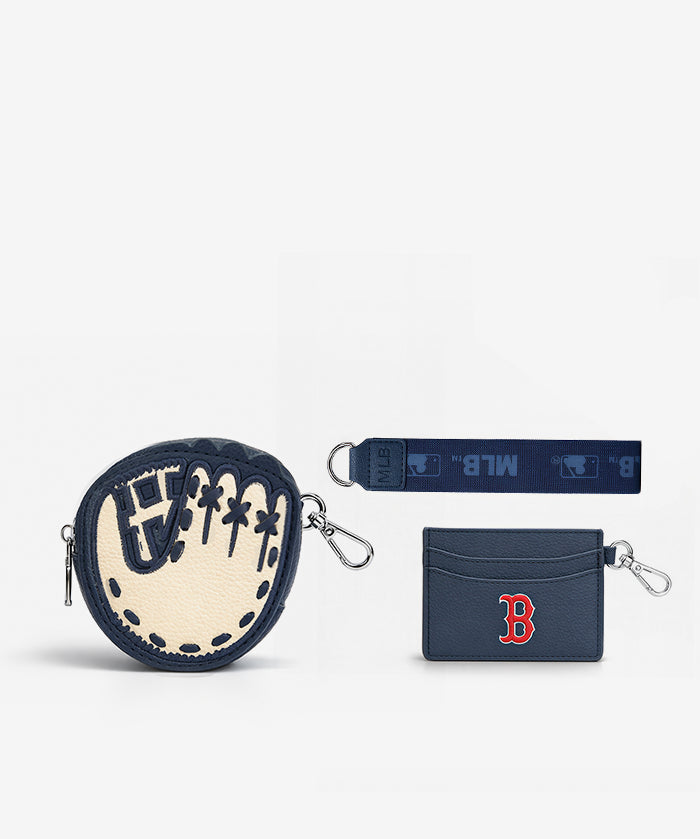 MLB Boston Red Sox Catcher’s Mitt Wristlet Set