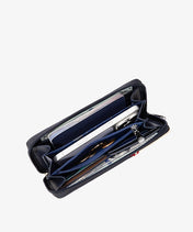 MLB Boston Red Sox Zip Wallet Baseball Stitch Detail