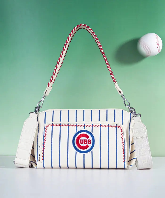 MLB Chicago Cubs Shoulder Bag with Crossbody Strap
