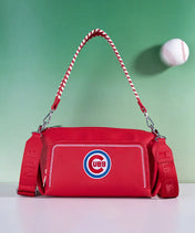 MLB Chicago Cubs Shoulder Bag with Crossbody Strap