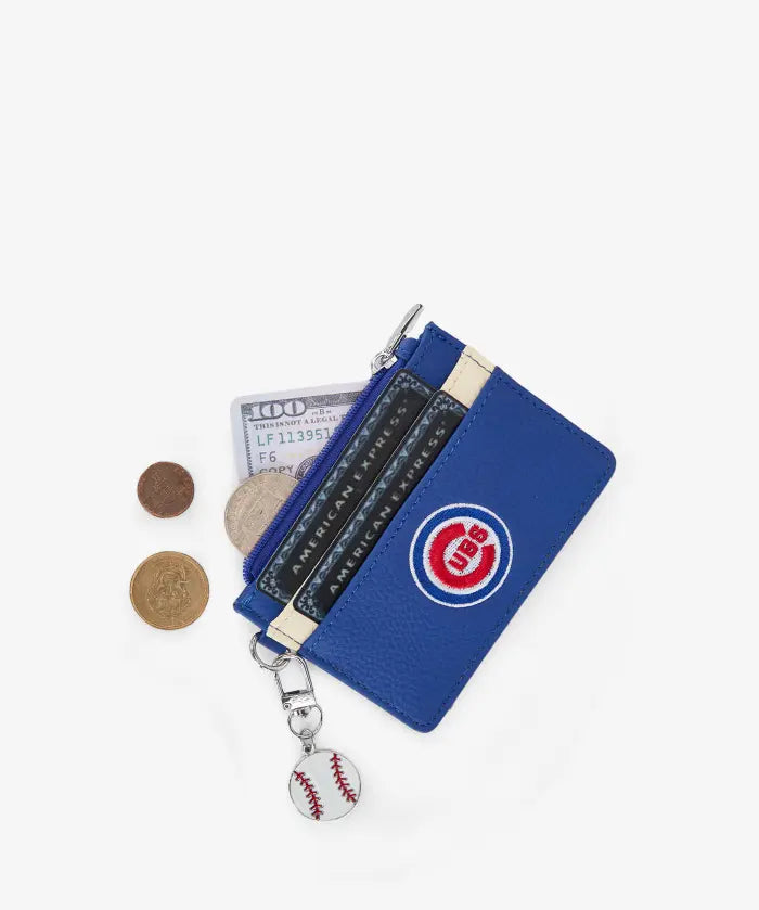 MLB Chicago Cubs Card Holder with Baseball Charm