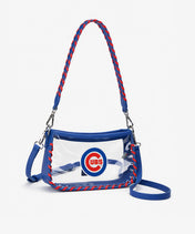 MLB Chicago Cubs Clear Bag with Baseball Stitch