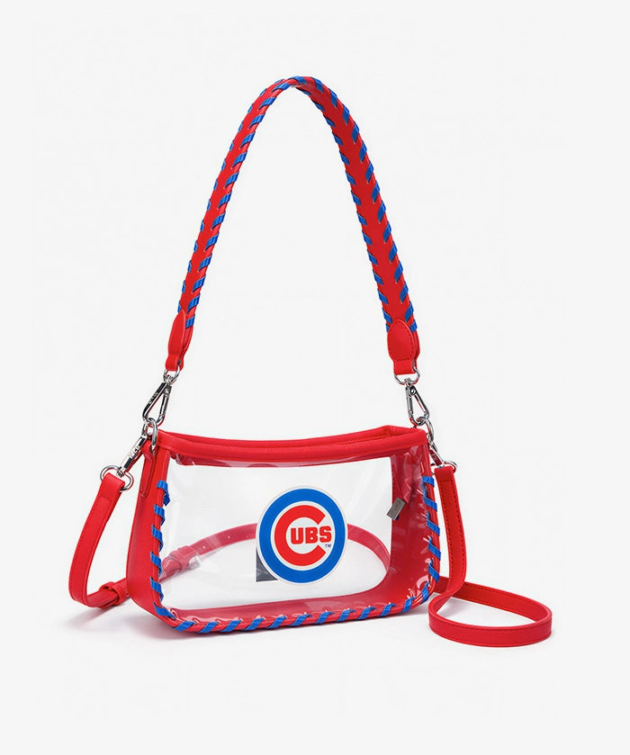 MLB Chicago Cubs Clear Bag with Baseball Stitch