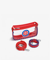 MLB Chicago Cubs Clear Bag with Baseball Stitch