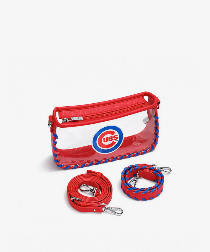 MLB Chicago Cubs Clear Bag with Baseball Stitch