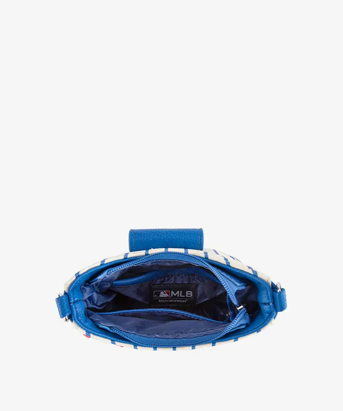 MLB Chicago Cubs Crossbody Bag With Baseball Seam