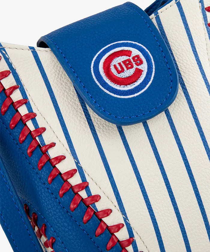 MLB Chicago Cubs Crossbody Bag With Baseball Seam