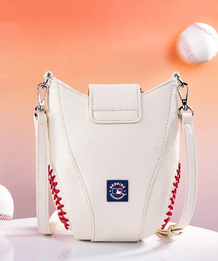MLB Chicago Cubs Crossbody Bag With Baseball Seam