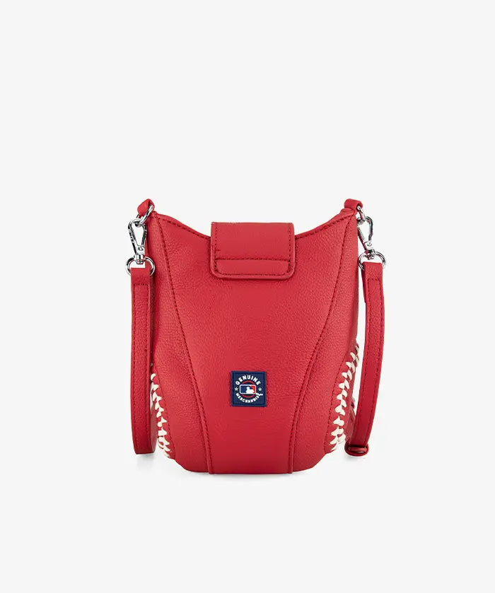 MLB Chicago Cubs Crossbody Bag With Baseball Seam
