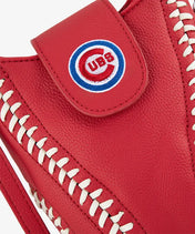 MLB Chicago Cubs Crossbody Bag With Baseball Seam