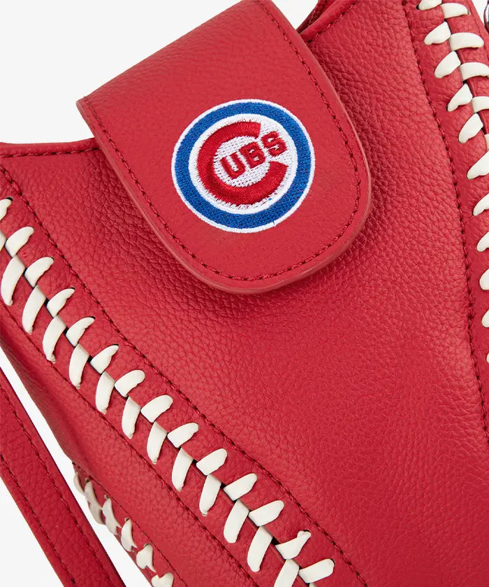 MLB Chicago Cubs Crossbody Bag With Baseball Seam