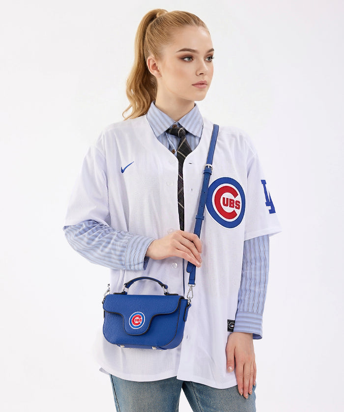 MLB Chicago Cubs Flap Crossbody Bag with Top Handle