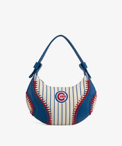 MLB Chicago Cubs Hobo Bag With Baseball Seams