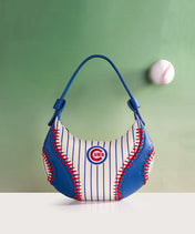 MLB Chicago Cubs Hobo Bag With Baseball Seams