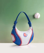 MLB Chicago Cubs Hobo Bag With Baseball Seams