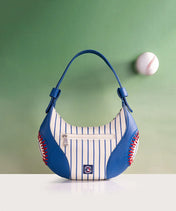 MLB Chicago Cubs Hobo Bag With Baseball Seams