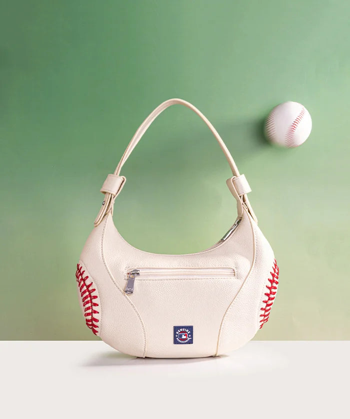 MLB Chicago Cubs Hobo Bag With Baseball Seams