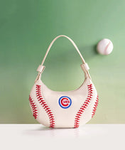 MLB Chicago Cubs Hobo Bag With Baseball Seams