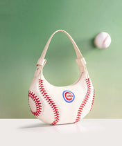 MLB Chicago Cubs Hobo Bag With Baseball Seams